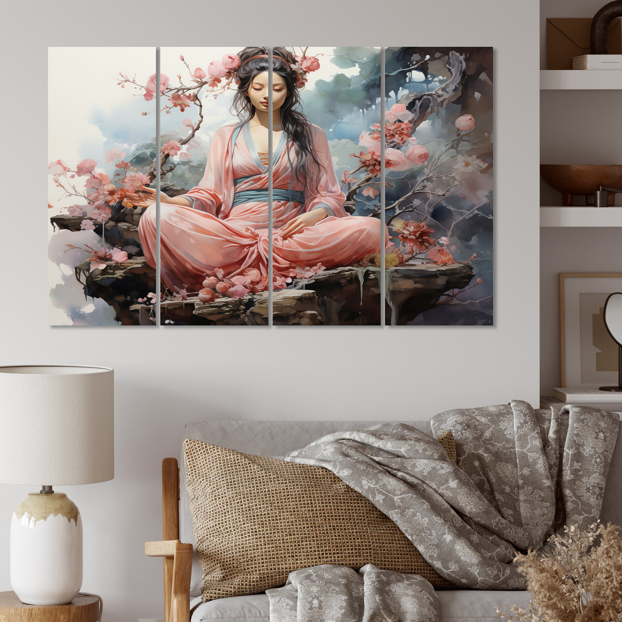 Winston Porter China Goddess Of Budha 4 Pieces Wayfair